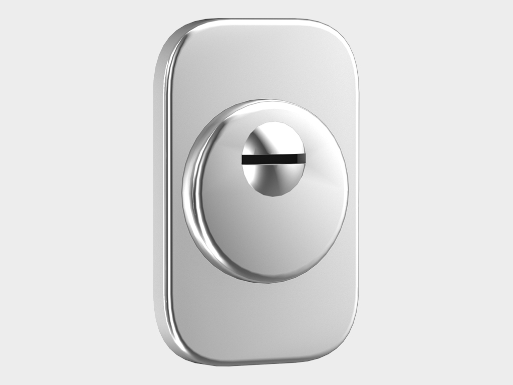 Bron qoplama kvadrat shaklida (xrom).